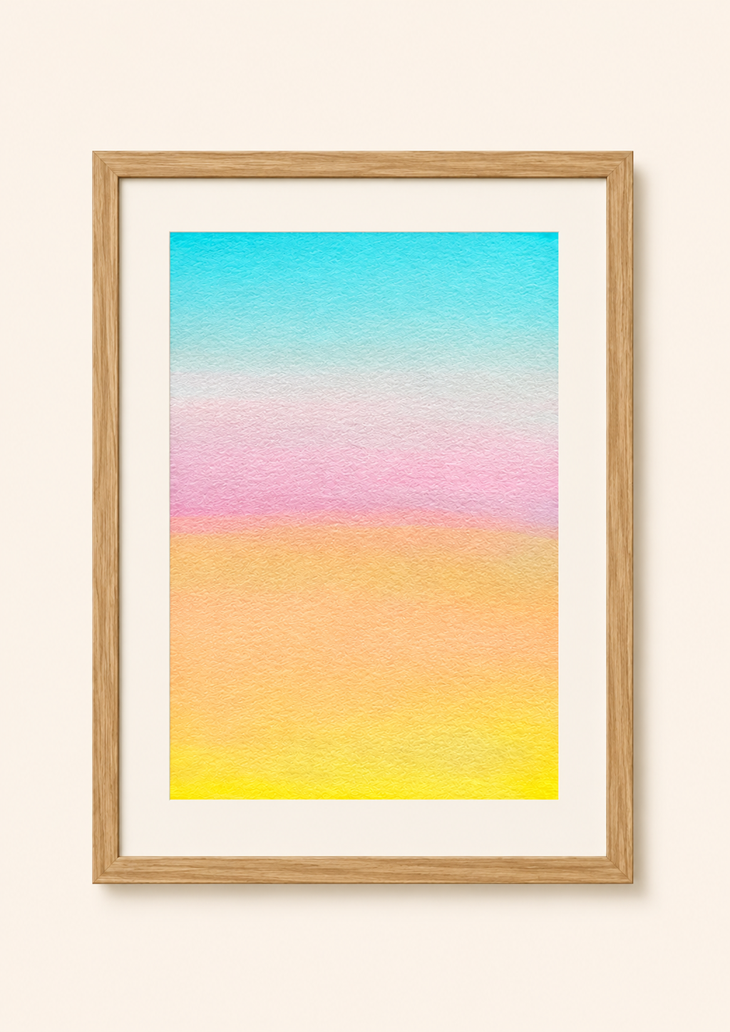 Cadre en Chêne - pour aquarelles format A3