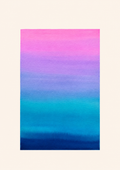 Ocean Sunlight — Aquarelle originale — A5