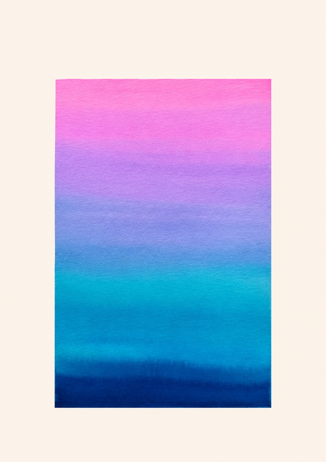 Ocean Sunlight — Aquarelle originale — A5