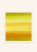 Citrus Glow — Aquarelle originale — 20x20 cm