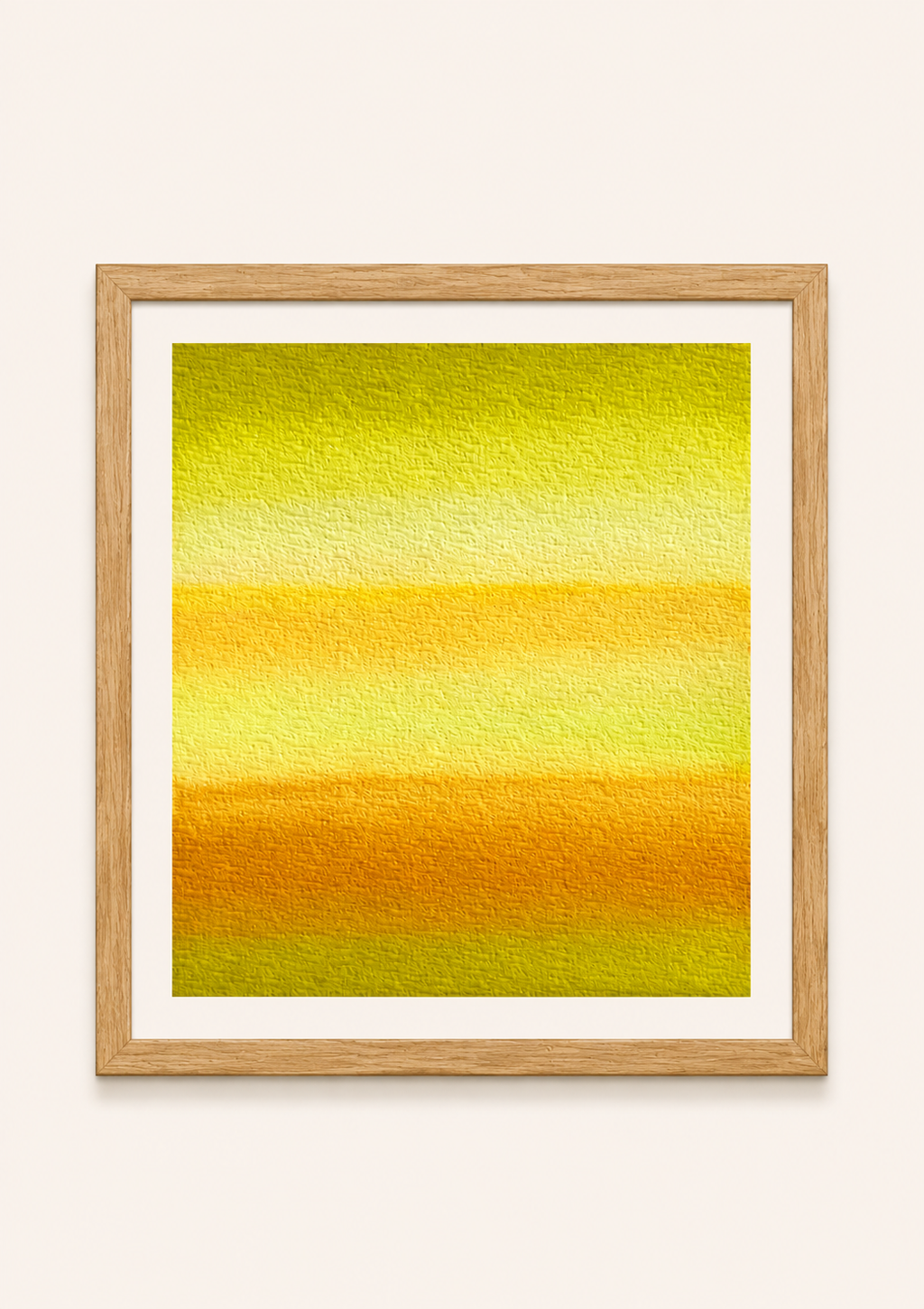 Citrus Glow — Aquarelle originale — 20x20 cm