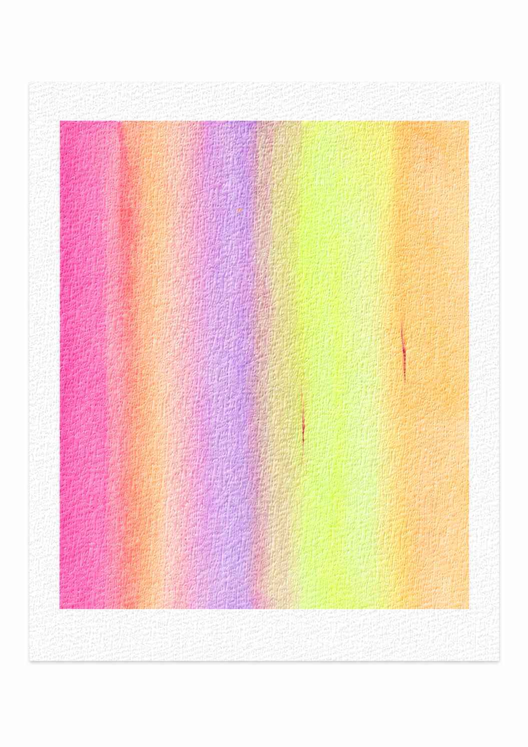 Pastel Mirage — Aquarelle originale — 20x20 cm