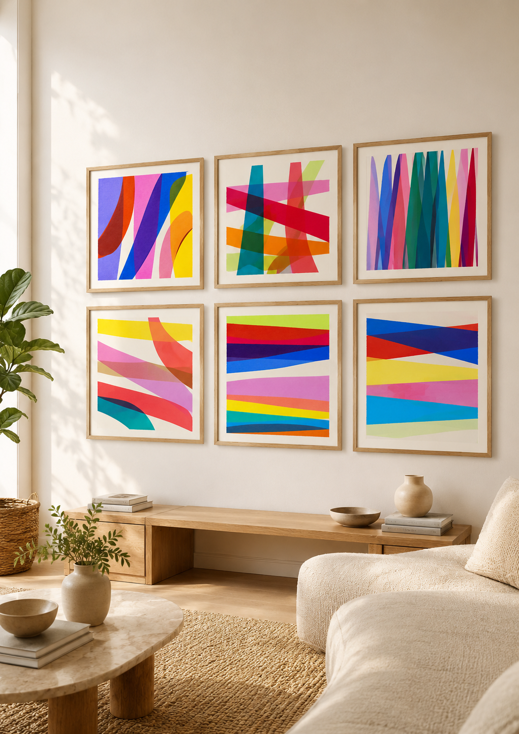 Capas Vivas — Acrylique originale — 30x30 cm