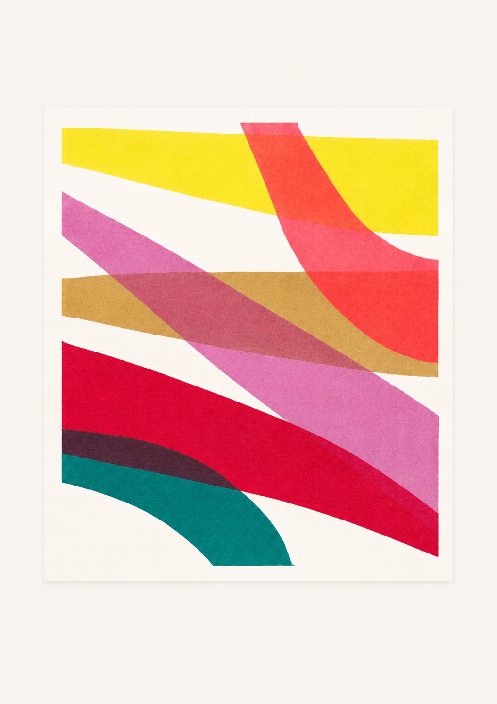 Luz Fluida — Acrylique originale — 30x30 cm