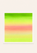 Tropical Harmony — Aquarelle originale — 30x30 cm