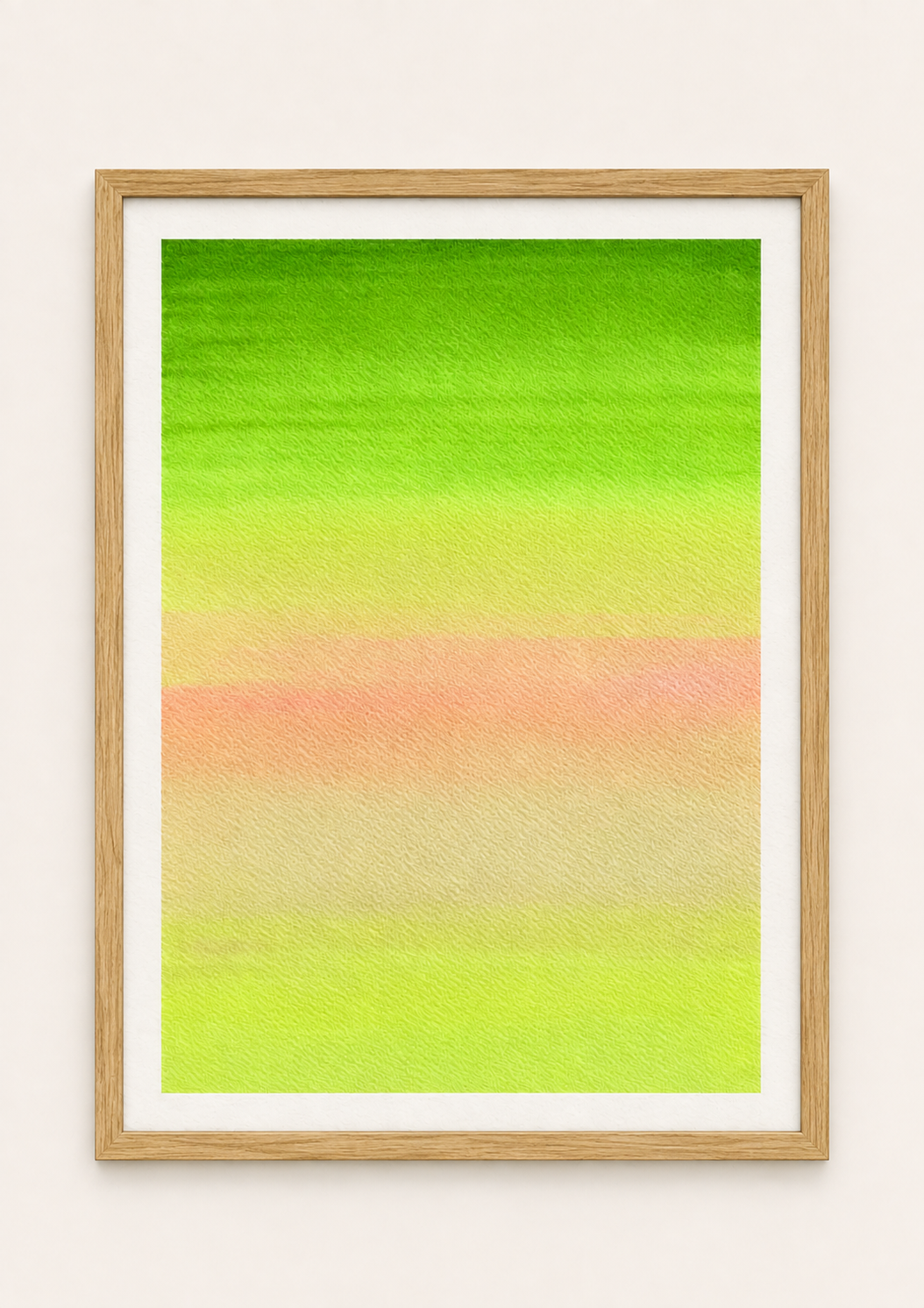 Tropical Harmony — Aquarelle originale — A4