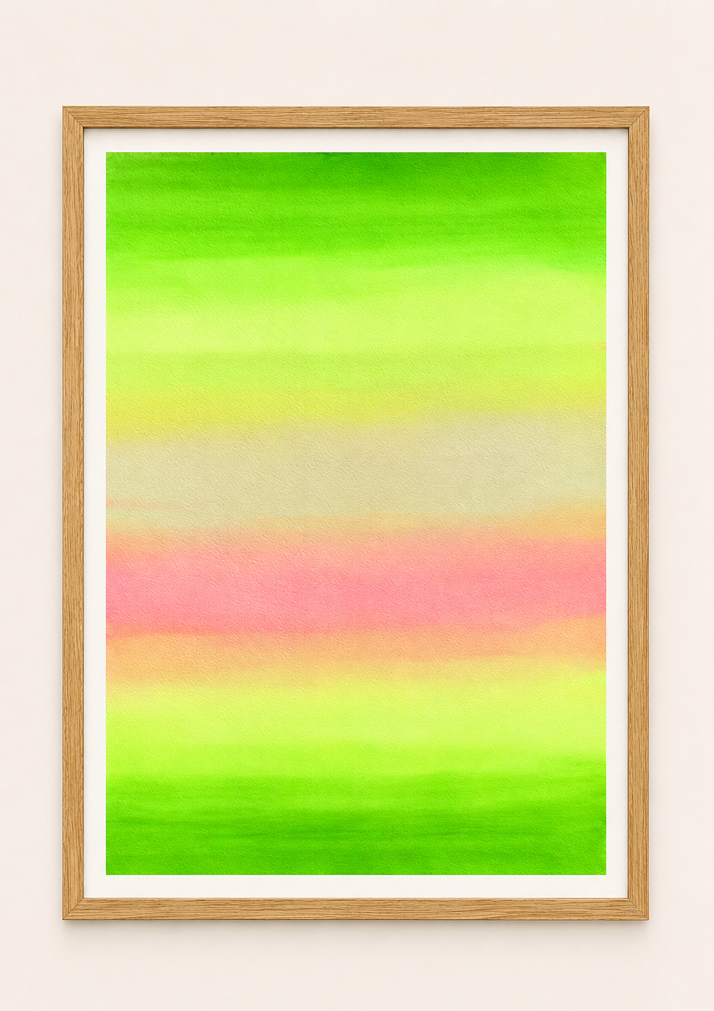 Tropical Harmony — Aquarelle originale — A3