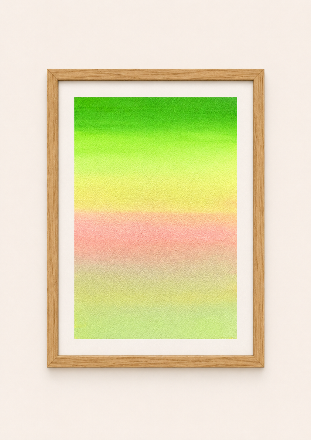 Tropical Harmony — Aquarelle originale — A5