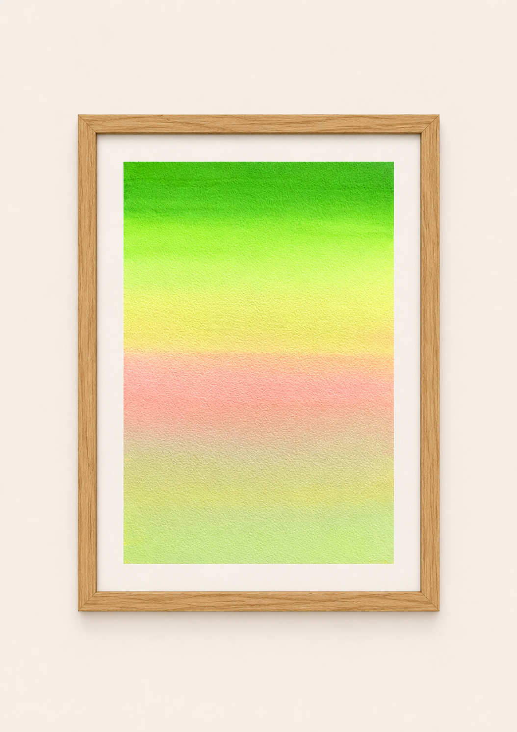 Tropical Harmony — Aquarelle originale — A5
