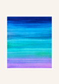 Ocean Storm — Aquarelle originale — 30x30 cm