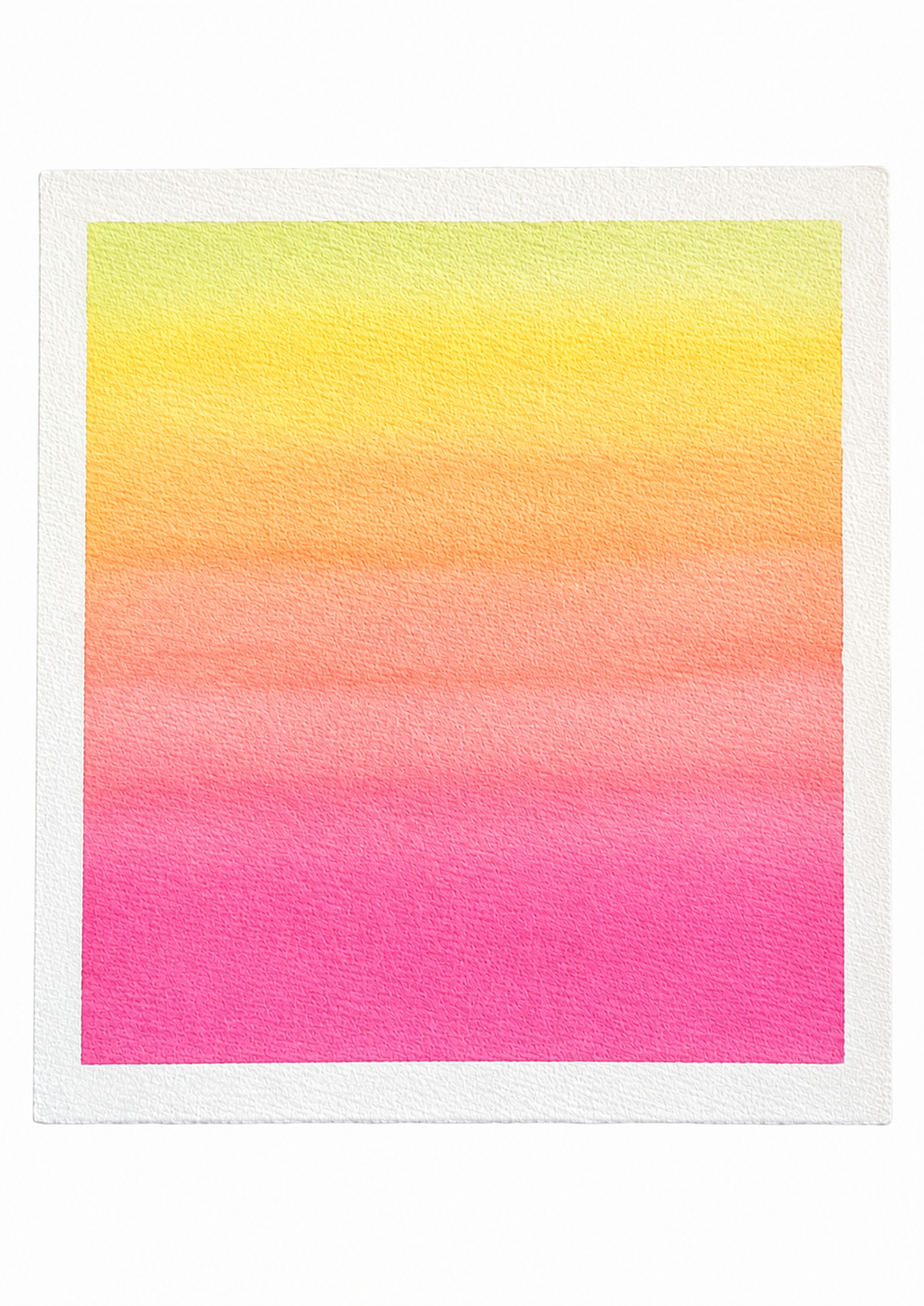Citrus Bloom — Aquarelle originale — 20x20 cm