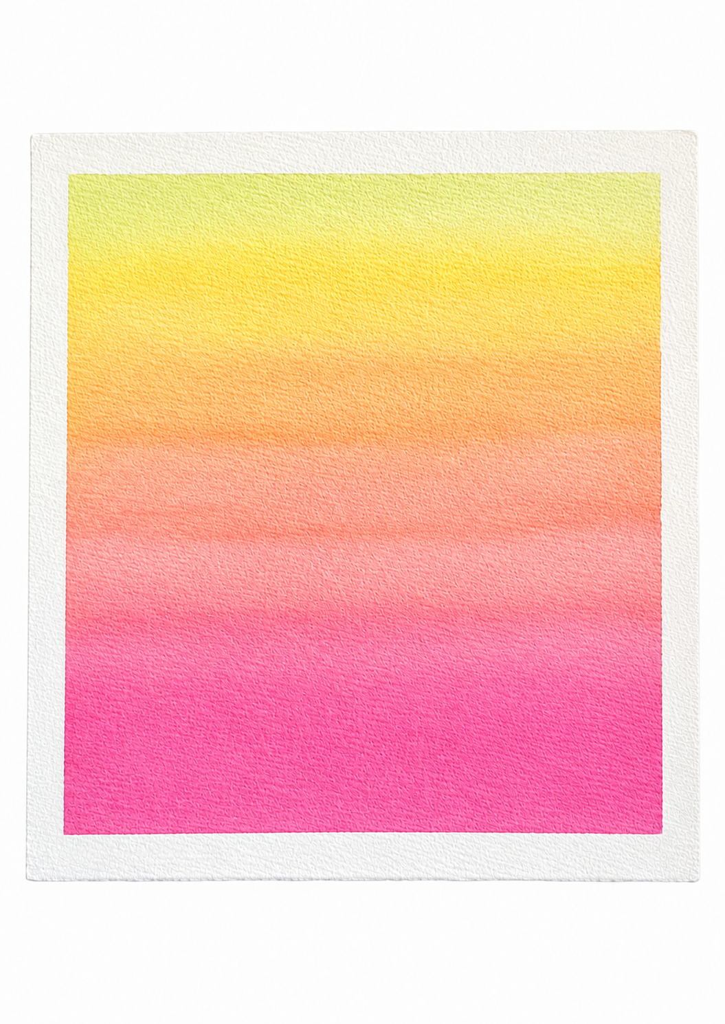 Citrus Bloom — Aquarelle originale — 20x20 cm