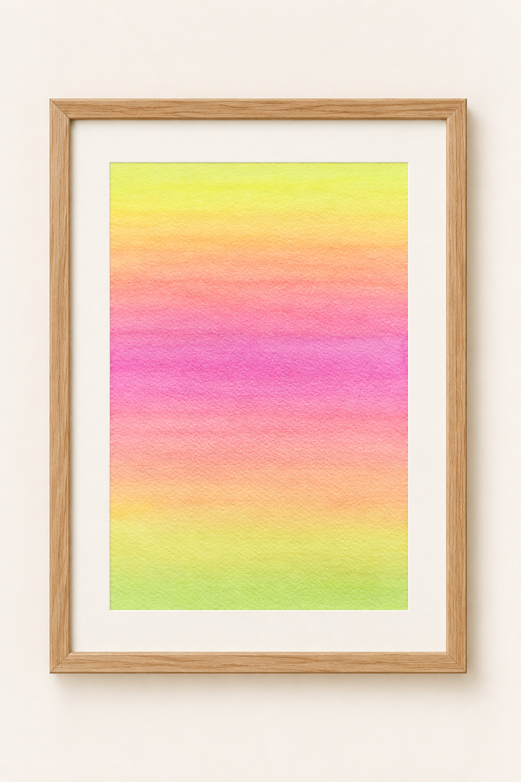 Electric Bloom — Aquarelle originale — A4
