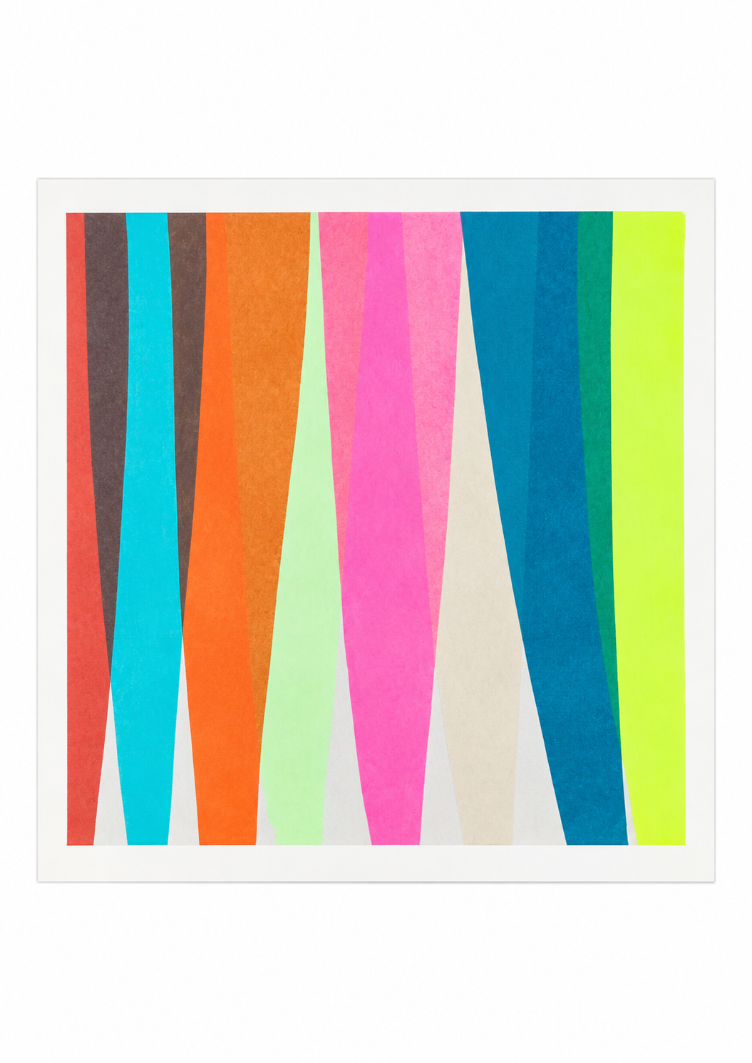 Ritmo Neon — Acrylique originale — 30x30 cm