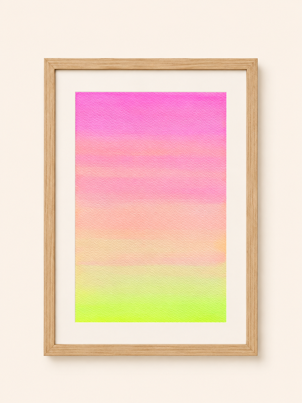 Cadre en Chêne - pour aquarelles format A3
