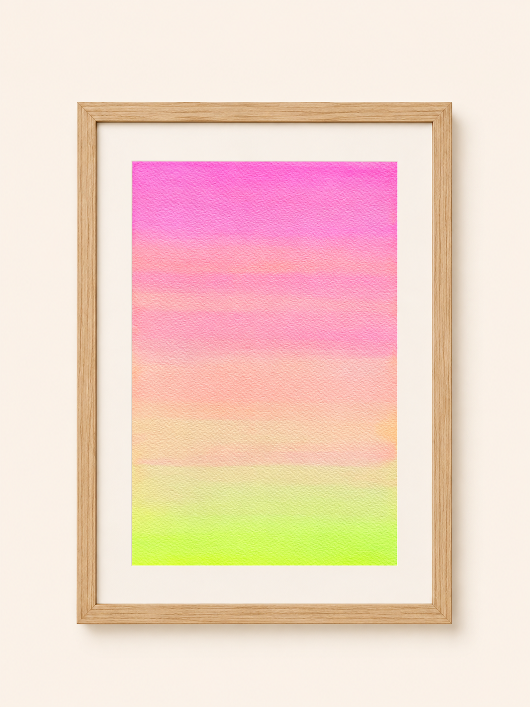 Cadre en Chêne - pour aquarelles format A3