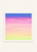 Pastel Glow — Aquarelle originale — 20x20 cm