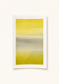 Lime Mist — Aquarelle originale — A5