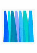 Mar Azul — Acrylique originale — 30x30 cm