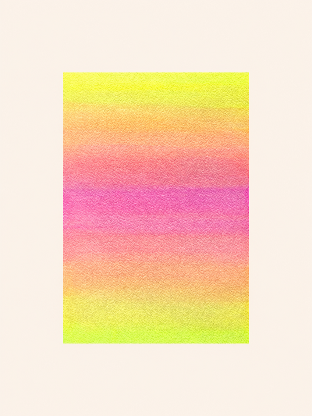 Electric Bloom — Aquarelle originale — A4