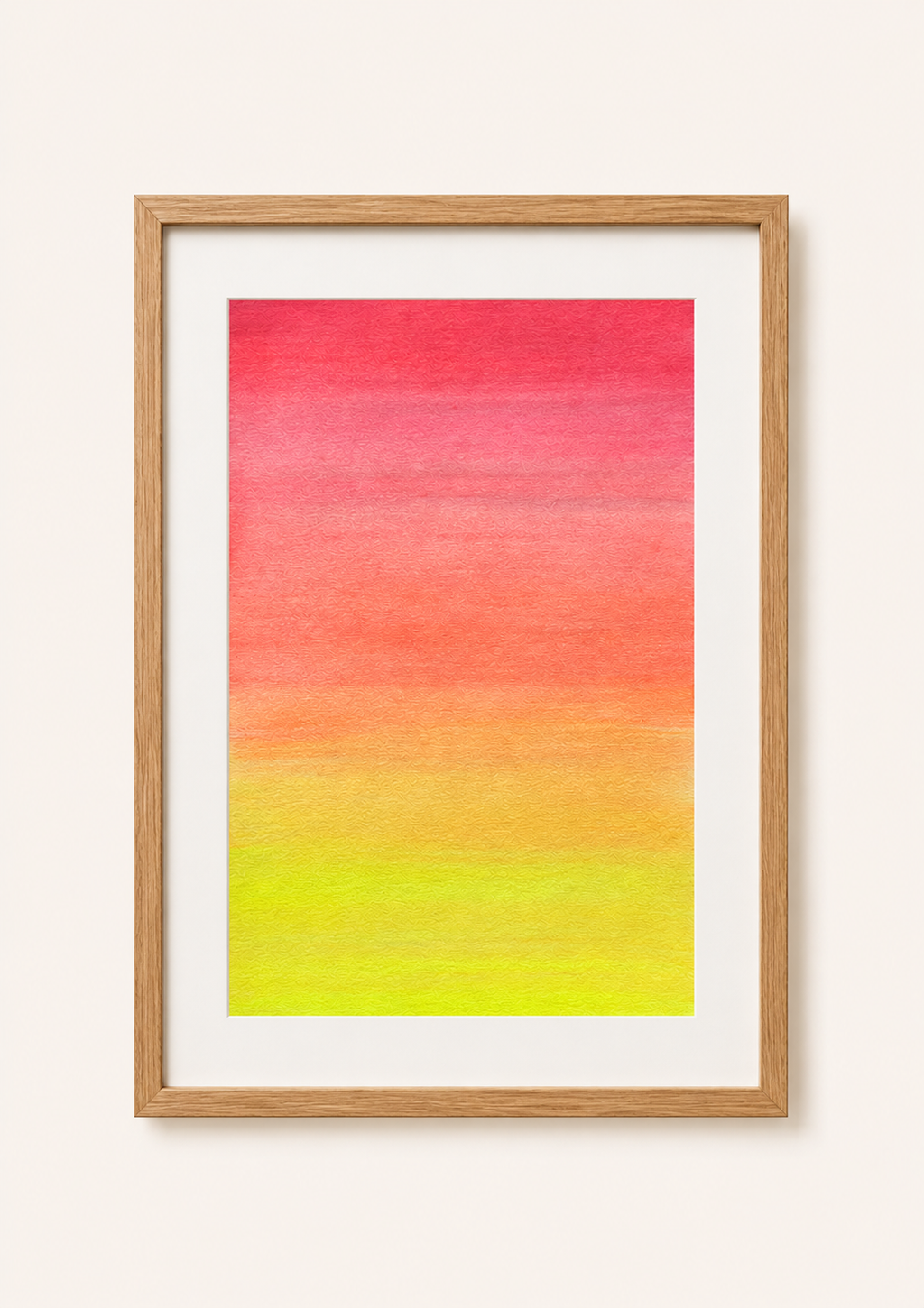 Cadre en Chêne - pour aquarelles format A5