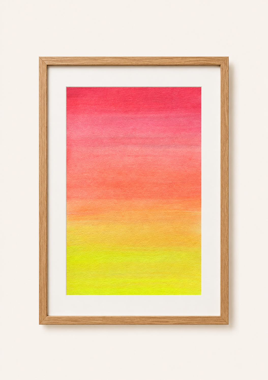 Cadre en Chêne - pour aquarelles format A5