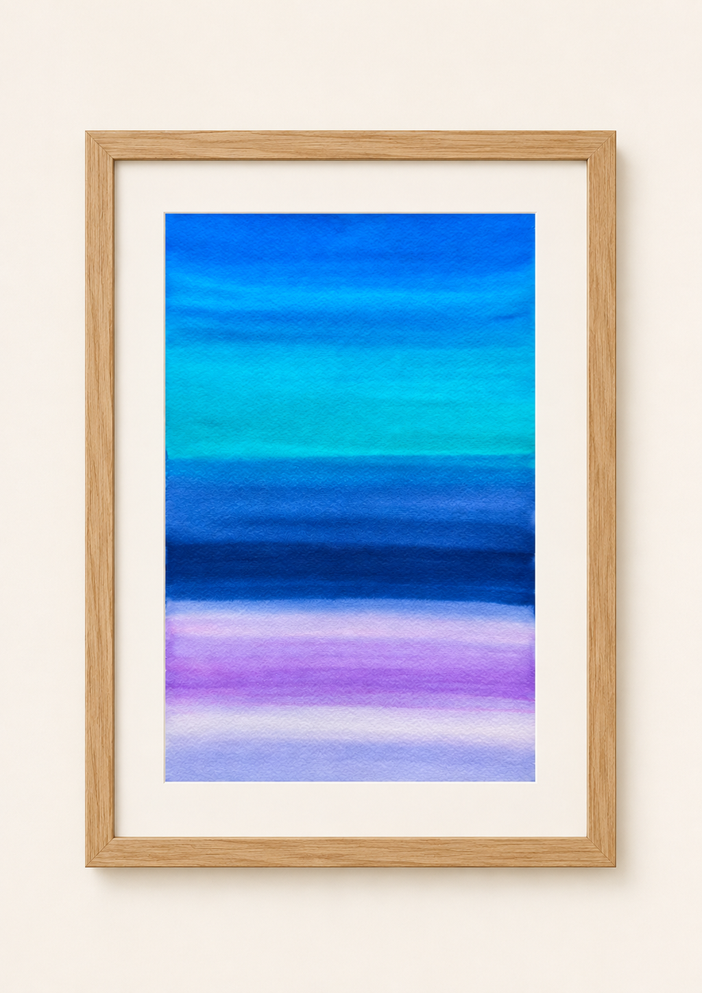 Cadre en Chêne - pour aquarelles format A3