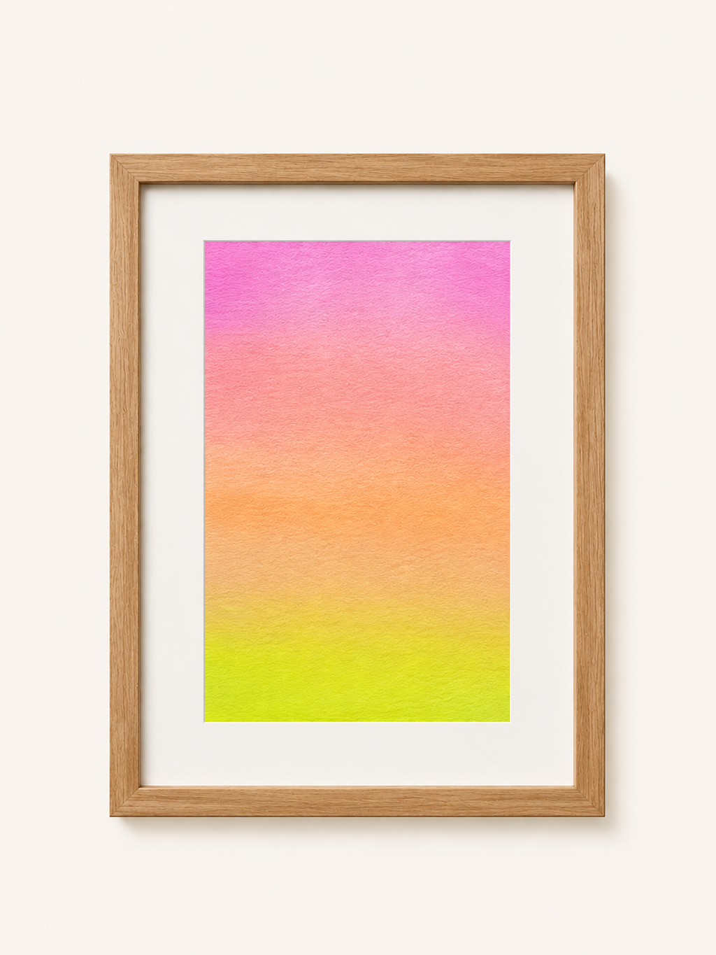 Cadre en Chêne - pour aquarelles format A5