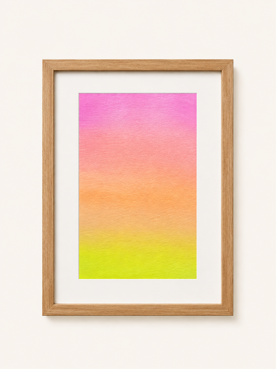 Cadre en Chêne - pour aquarelles format A5