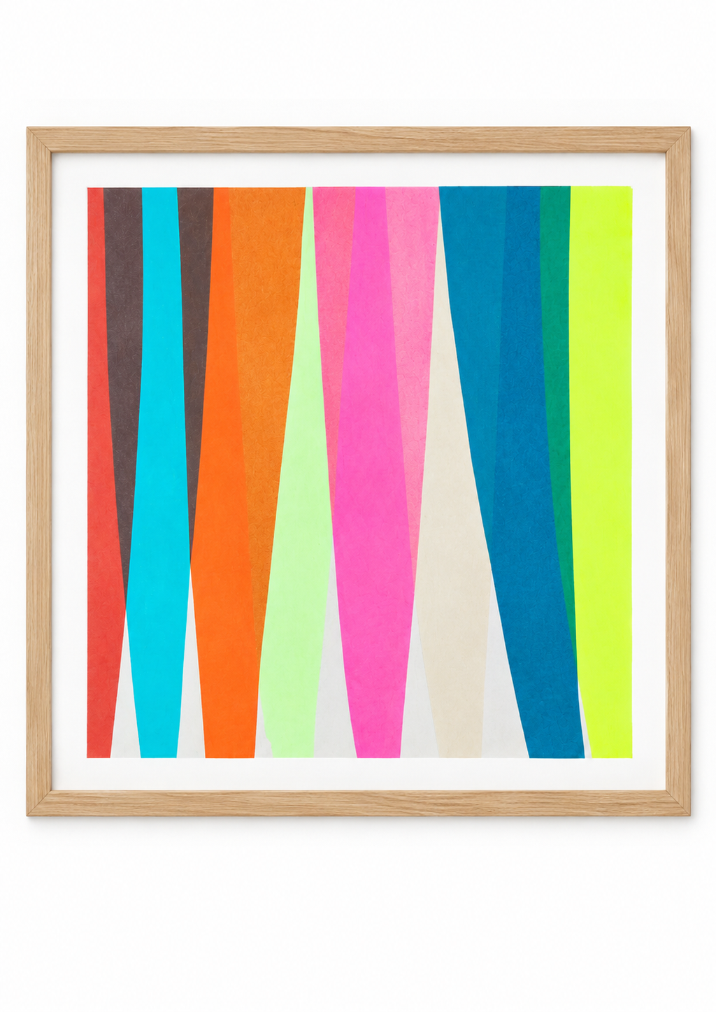 Ritmo Neon — Acrylique originale — 30x30 cm