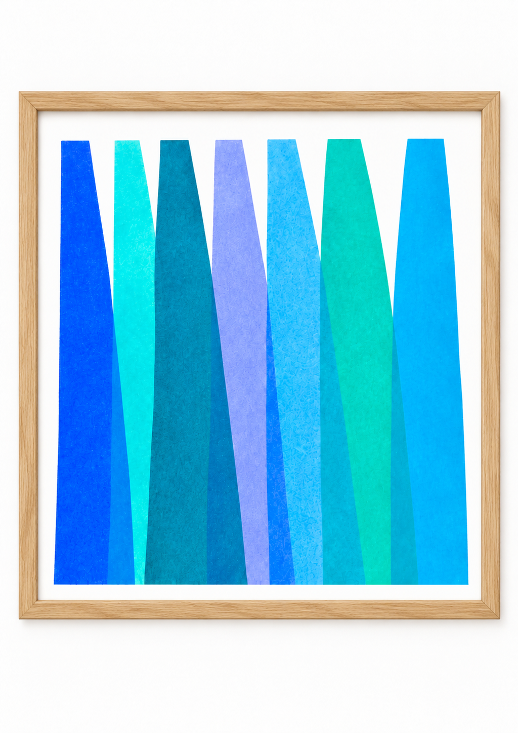 Mar Azul — Acrylique originale — 30x30 cm