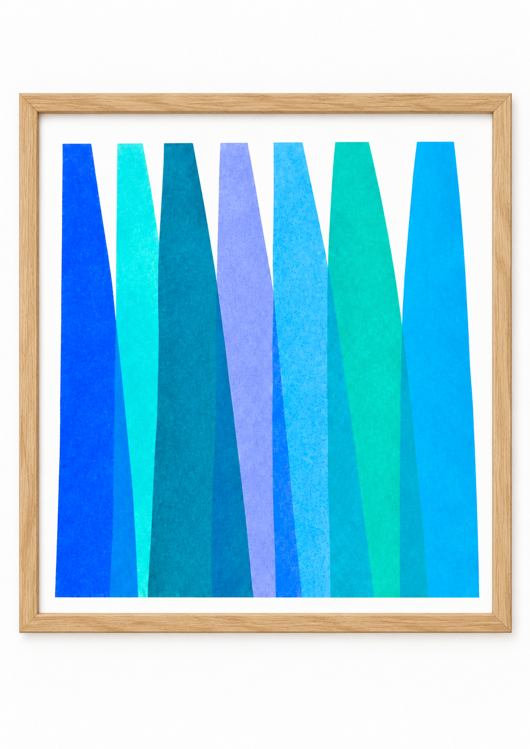Mar Azul — Acrylique originale — 30x30 cm