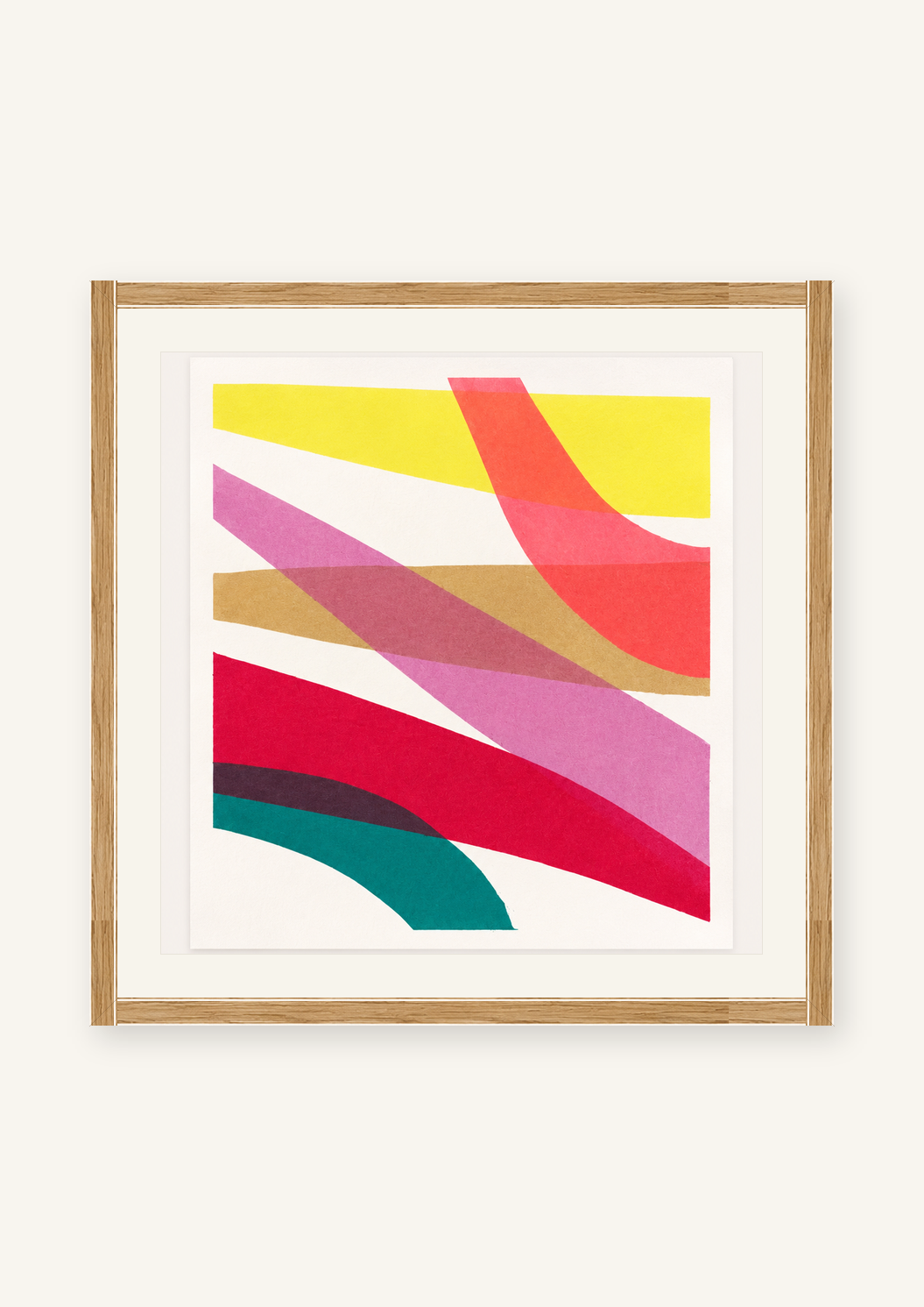 Luz Fluida — Acrylique originale — 30x30 cm