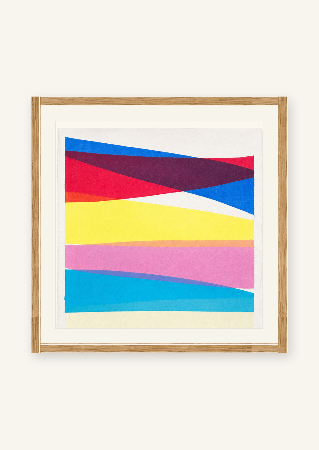 Capas Vivas — Acrylique originale — 30x30 cm