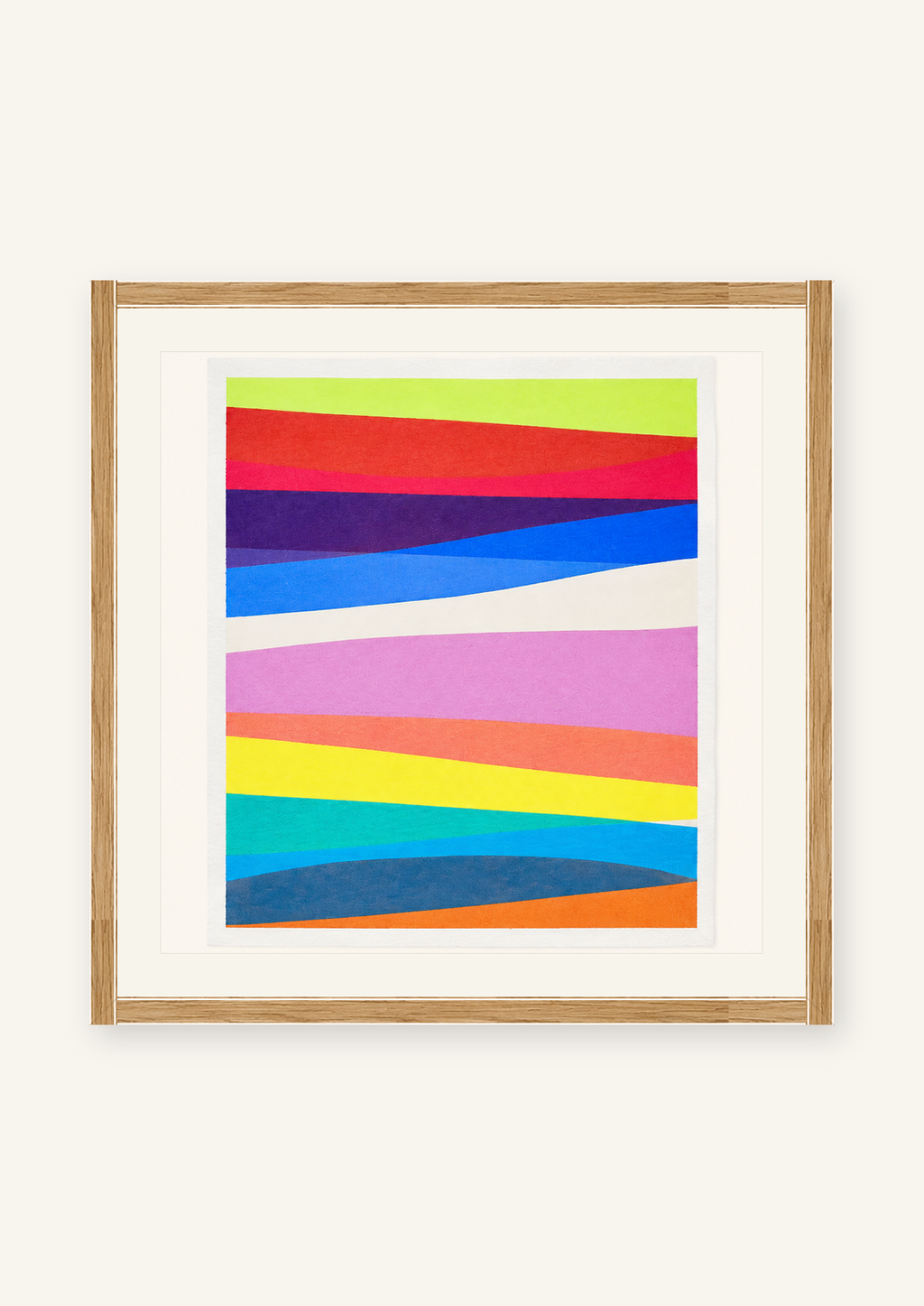 Horizonte Vivo — Acrylique originale — 30x30 cm